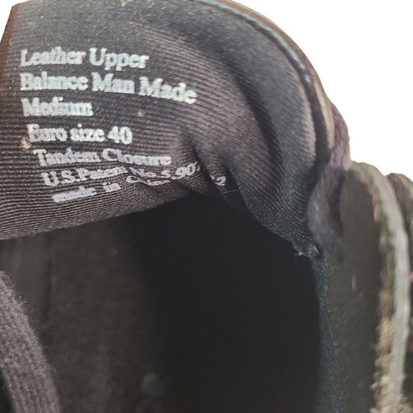 Acor Womens Comfort Walking Shoe Tandem Close Black Size 9.5 - Picture 6 of 10